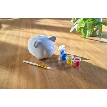 Salvadanaio maialino in gesso Monika