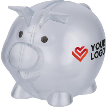 Salvadanaio porcellino in plastica riciclata PS Vivi