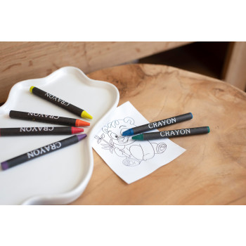 Set 6 colori a cera in cartone Selena