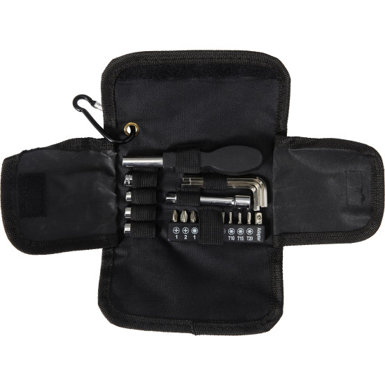 Set attrezzi 20 pezzi, custodia in tessuto Oxford 600 D Tessa