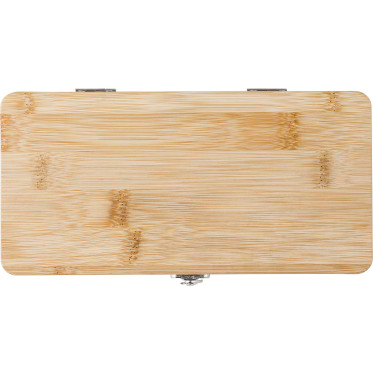 Set attrezzi 27 pezzi, custodia in bambù Elmar