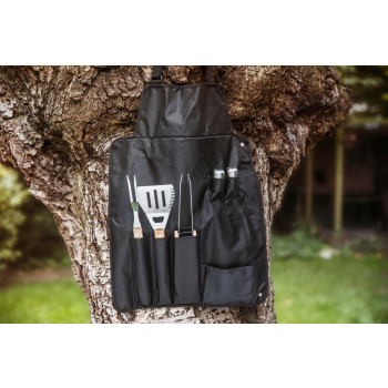 Set da barbecue in acciaio inox Hugo