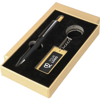 Set da scrittura in bambù Zaid