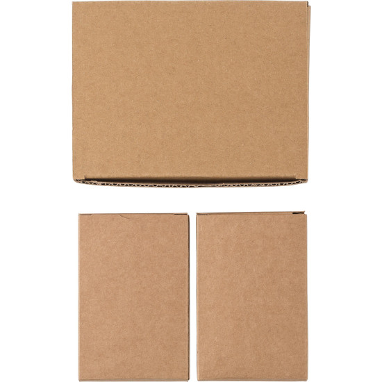 Set di 2 mazzi di carte da gioco in carta riciclata Arwen