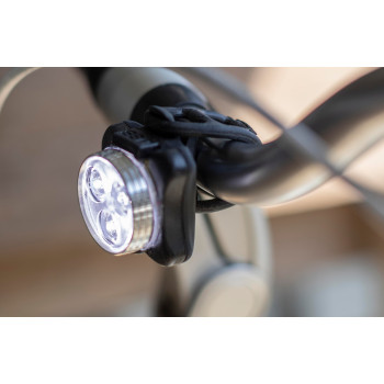 Set luci di sicurezza per bicicletta ricaricabili in ABS e silicone Elisabeth