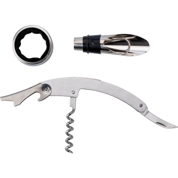 Set vino, 3 accessori, in ABS Kieran