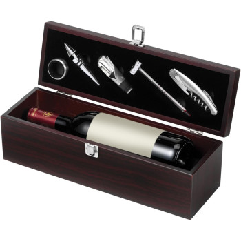 Set vino, 5 accessori, in acciaio inox Nikita