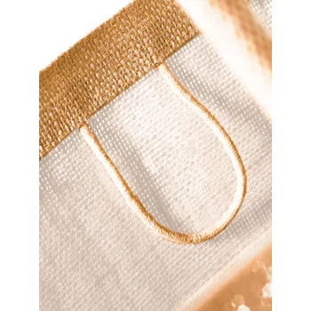 Shimmer Jute Shopper