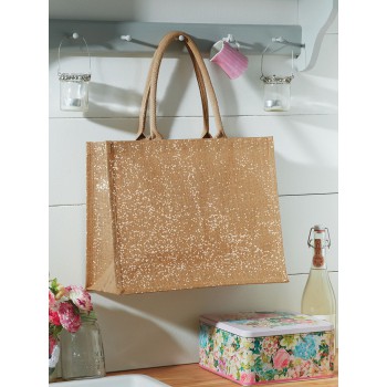 Shimmer Jute Shopper 98%LJ2%M