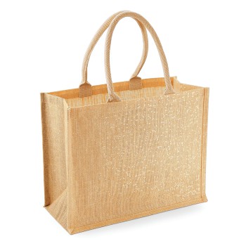 Shimmer Jute Shopper 98%LJ2%M