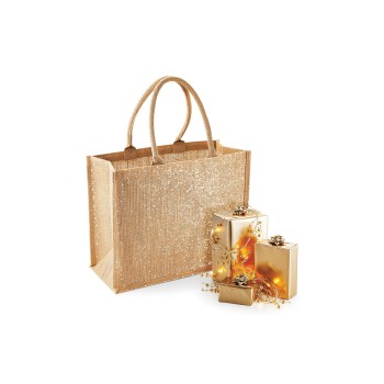 Shimmer Jute Shopper 98%LJ2%M