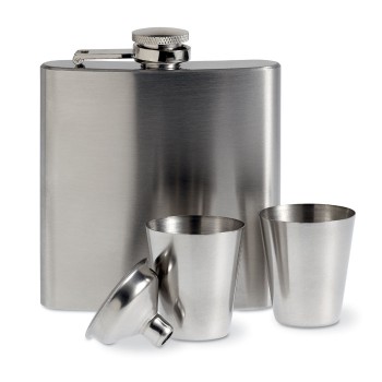 SLIMMY FLASK SET - Set fiaschetta con due bicchie
