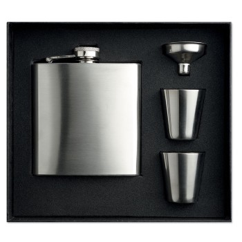 SLIMMY FLASK SET - Set fiaschetta con due bicchie