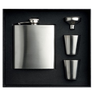 SLIMMY FLASK SET - Set fiaschetta con due bicchie