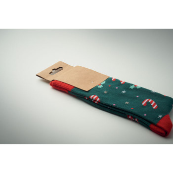 SOC LARGE - Coppia di calzini natalizie L