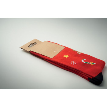 SOC LARGE - Coppia di calzini natalizie L