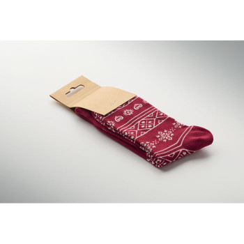 SOC MEDIUM - Coppia di calzini natalizi M