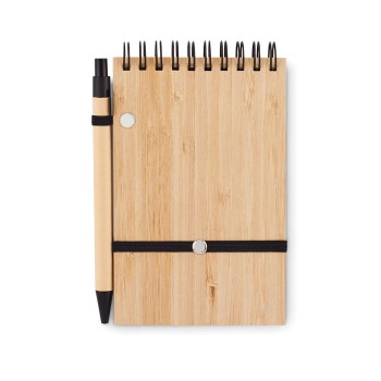 SONORABAM - Set quaderno A6 in bamboo