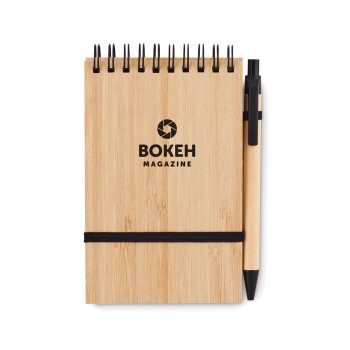 SONORABAM - Set quaderno A6 in bamboo