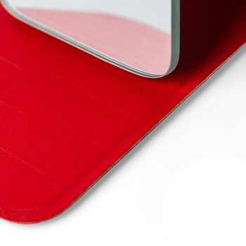 Specchietto in vetro con custodia in PU riciclato Mio