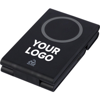 Stazione di ricarica wireless 3-in-1 in ABS riciclato Valerio