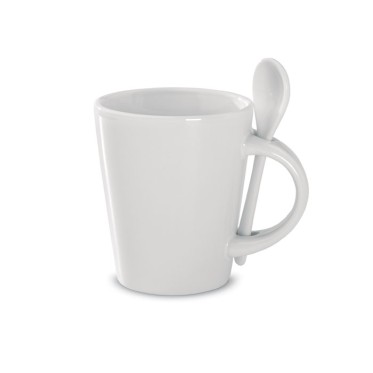 SUBLIMKONIK - Tazza e cucchiaino in porcella