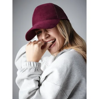 Suede Snapback Trucker