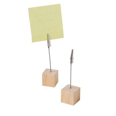 Supporto portafoto o memo, in legno Malia