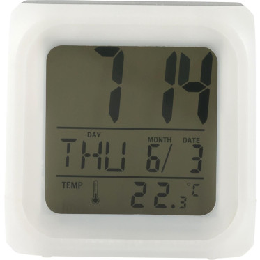 Sveglia a forma di cubo in HIPS Leona