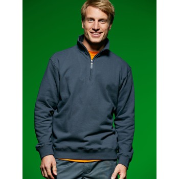 SWEAT NECK-ZIP 100%C J&N
