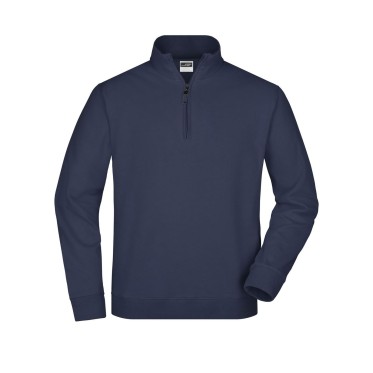 SWEAT NECK-ZIP 100%C J&N