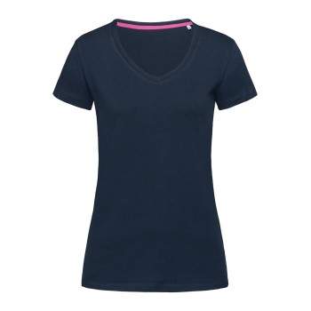 T-SHIRT CLAIRE COLLO V 95%C5%E