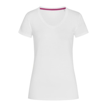 T-SHIRT CLAIRE COLLO V 95%C5%E