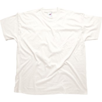 T-shirt fruit girocollo in colore bianca, manica corta. Taglia XXL.