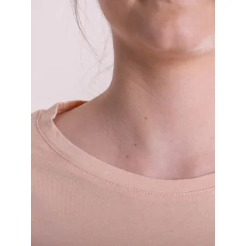 T-shirt girocollo donna manica corta