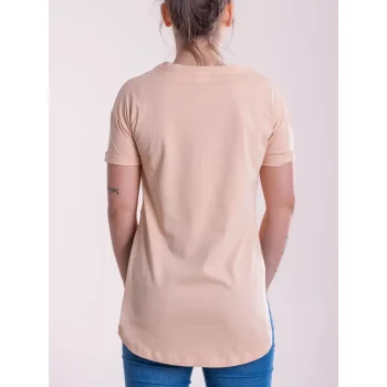 T-shirt girocollo donna manica corta