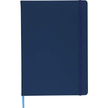 Taccuino formato +/- A4 certificato FSC® in PU riciclato Azure