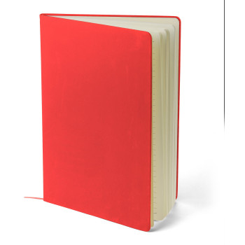 Taccuino formato +/- A4 certificato FSC® in PU riciclato Azure