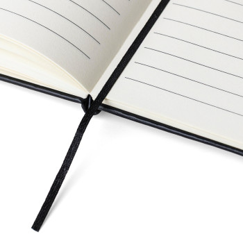 Taccuino formato +/- A5 a righe in poliestere rPET Yuna