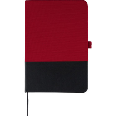 Taccuino formato +/- A5 a righe in poliestere rPET Yuna