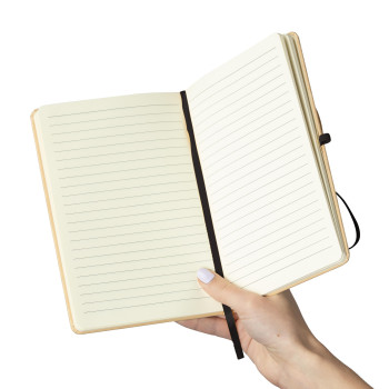 Taccuino formato +/- A5 certificato FSC® in carta kraft Haze