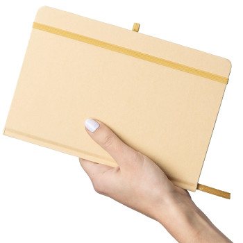 Taccuino formato +/- A5 certificato FSC® in carta kraft Haze