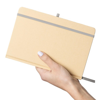 Taccuino formato +/- A5 certificato FSC® in carta kraft Haze