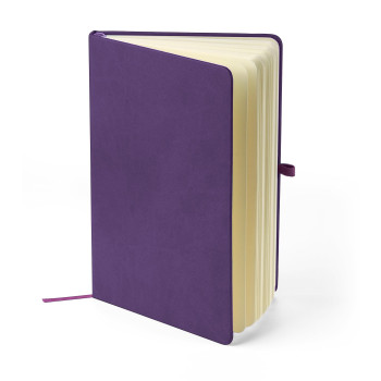 Taccuino formato +/- A5 certificato FSC® in PU riciclato Bloom