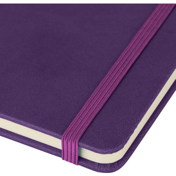 Taccuino formato +/- A5 certificato FSC® in PU riciclato Bloom