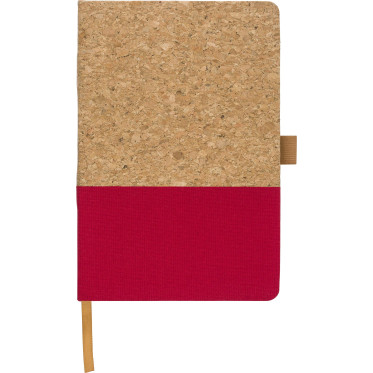 Taccuino formato +/- A5 in sughero e cotone Trevor