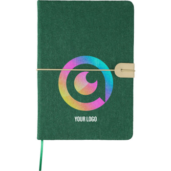 Taccuino in feltro riciclato formato +/- A5 Dario