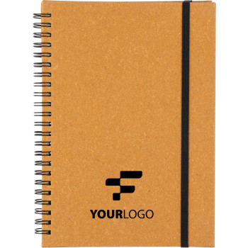 Taccuino in pelle riciclata formato +/- A5 Egon