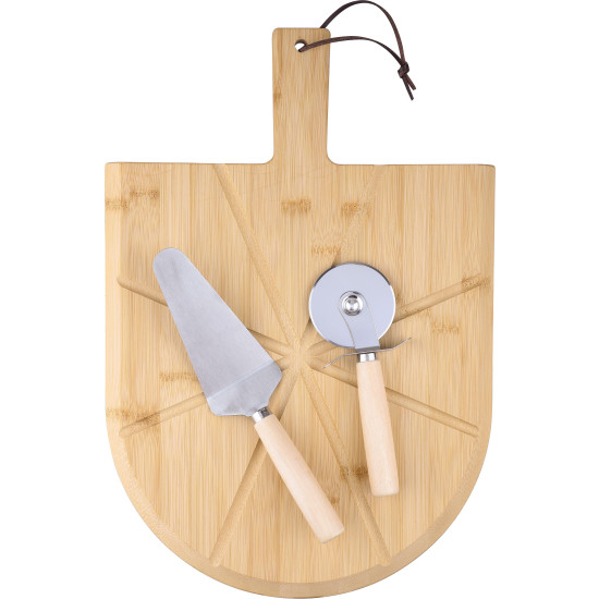Tagliere per pizza in bambù Vale