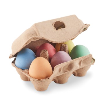 TAMAGO - 6 uova di gesso in scatola